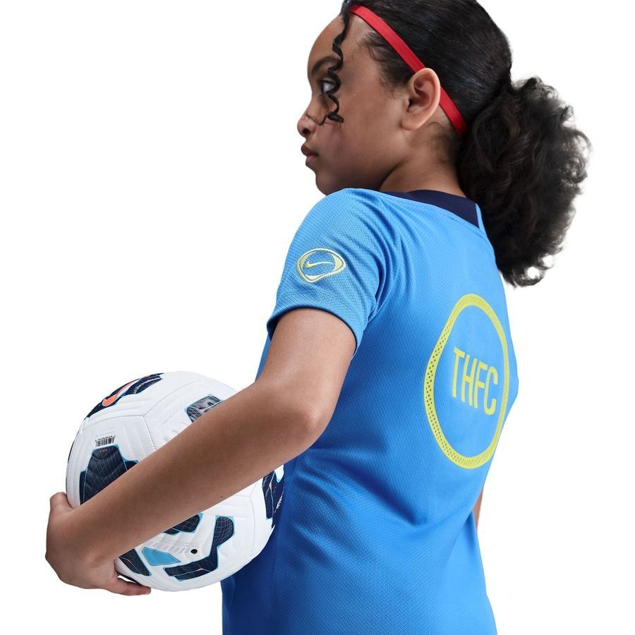 Tottenham Training T-Shirt Dri-FIT Strike 3rd - Pacific Blue/Dynamic Yellow Kids-SoccerKits Hub | Buy Soccer Jerseys Online
